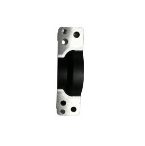 CNC Machined Aluminum Damping Mounting Bracket OEM Custom Shock Absorbing Fixture Part